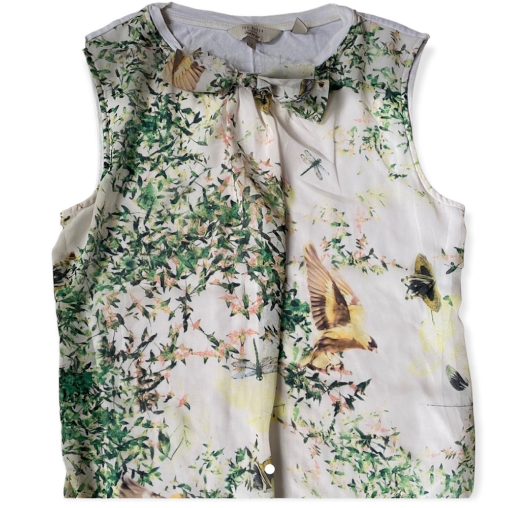 Ted Baker Printed Sleeveless Top